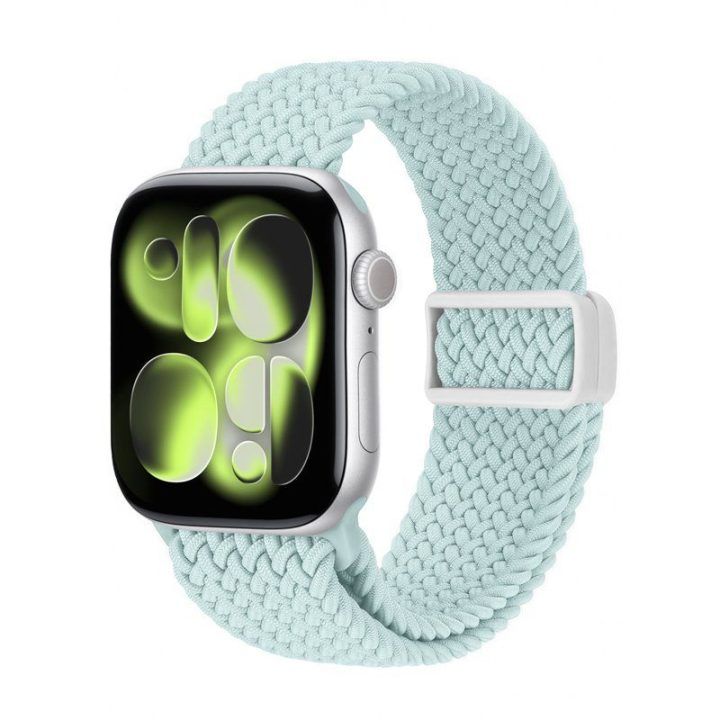 Crong Wave Band pynutas dirželis Apple Watch 44/45/46/49 mm, mėtų