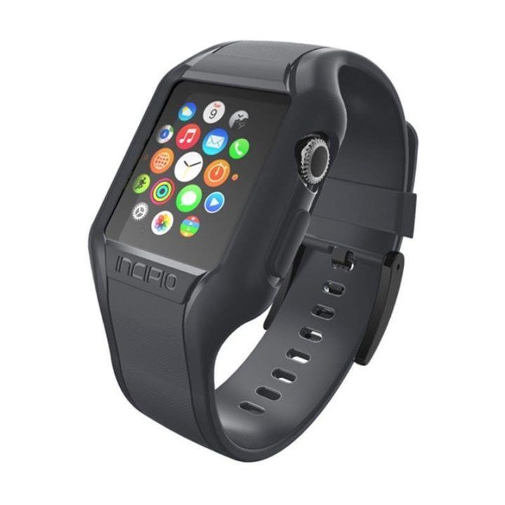 Incipio NGP Band elastinė apyrankė Apple Watch 38/40/41 mm, dūmų spalvos