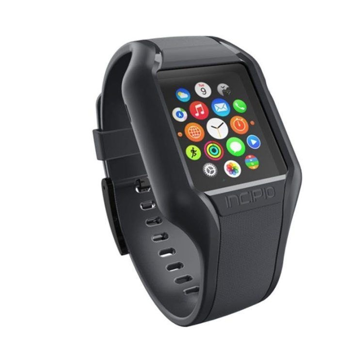 Incipio NGP Band elastinė apyrankė Apple Watch 38/40/41 mm, dūmų spalvos