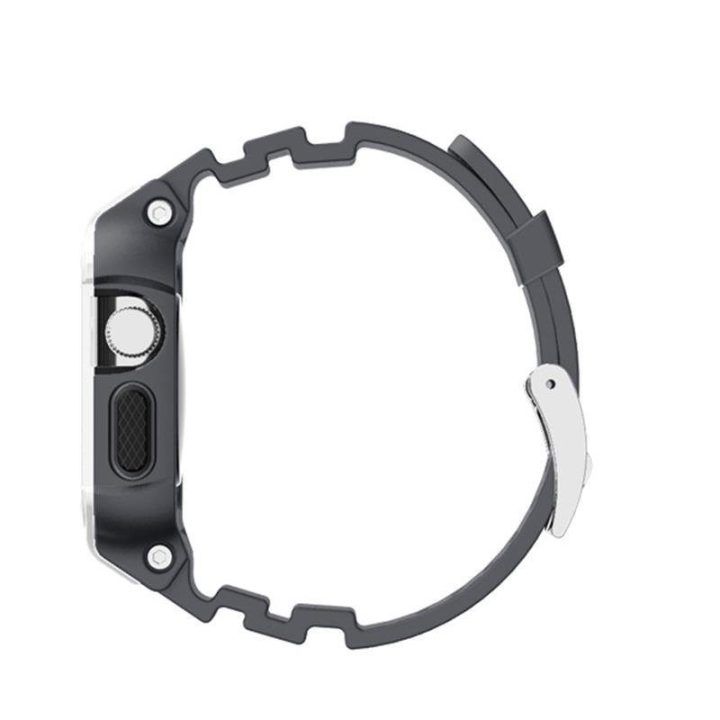 Incipio Octane Band apsauginis dirželis Apple Watch 38/40/41 mm, baltos / pilkos spalvos