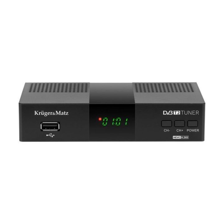 DVB-T2 dekoderis Kruger & Matz H.265 HEVC