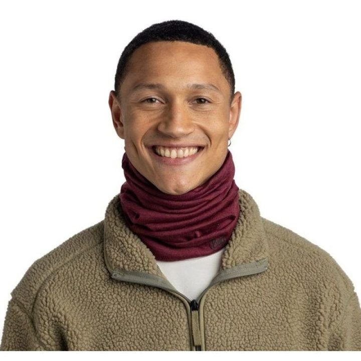 BUFF merino vidutinio storumo bandana, raudona