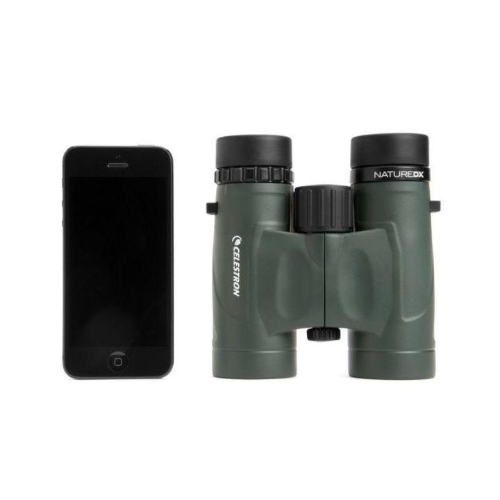 Žiūronai Celestron Nature DX 8x32, žali ir juodi