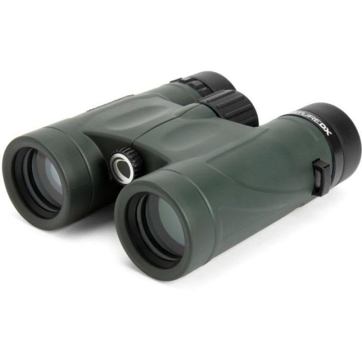 Žiūronai Celestron Nature DX 8x32, žali ir juodi