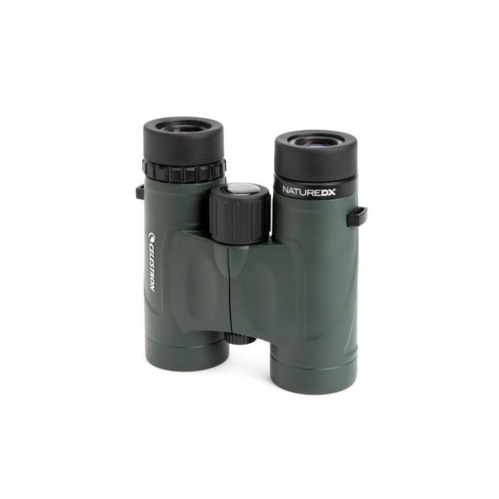 Žiūronai Celestron Nature DX 8x32, žali ir juodi