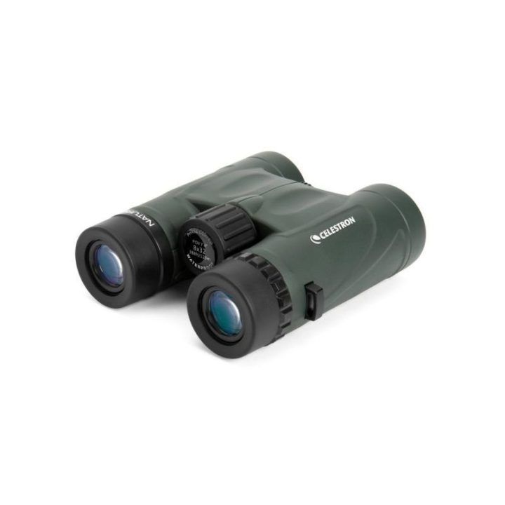 Žiūronai Celestron Nature DX 8x32, žali ir juodi
