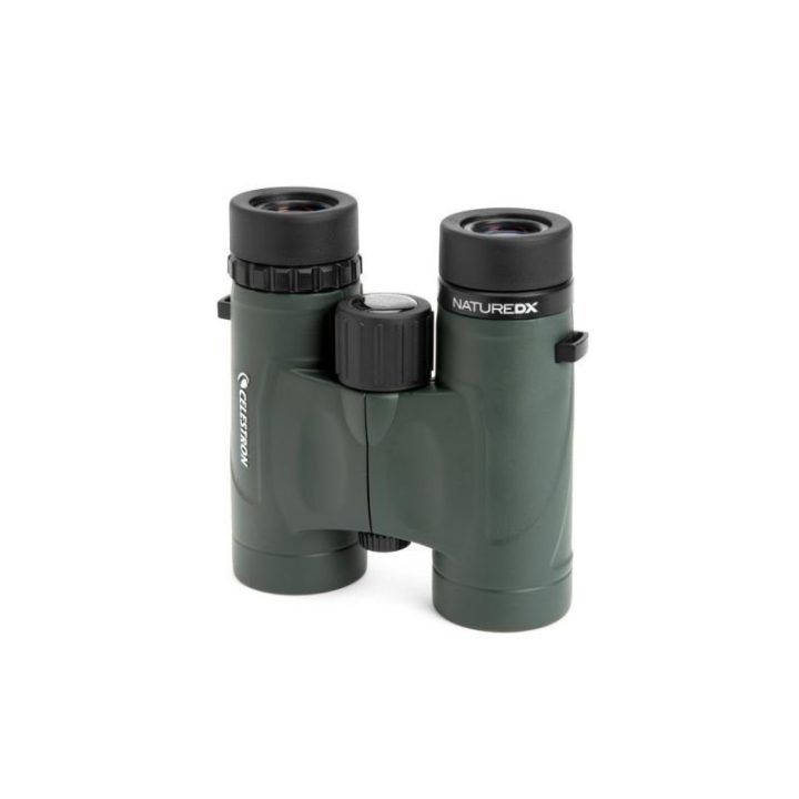 Žiūronai Celestron Nature DX 8x32, žali ir juodi
