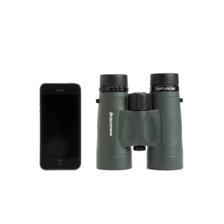 Žiūronai Celestron Nature DX 8x42, juodi ir žali