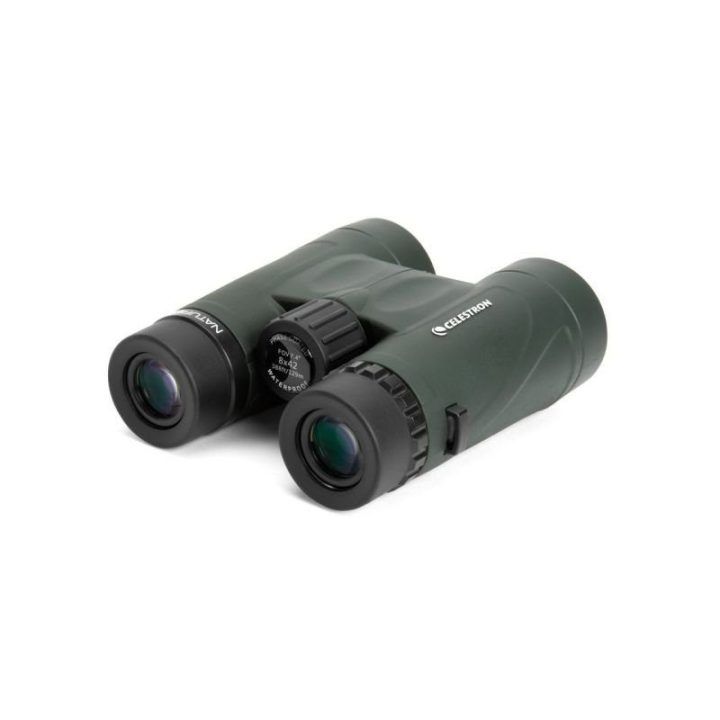 Žiūronai Celestron Nature DX 8x42, juodi ir žali
