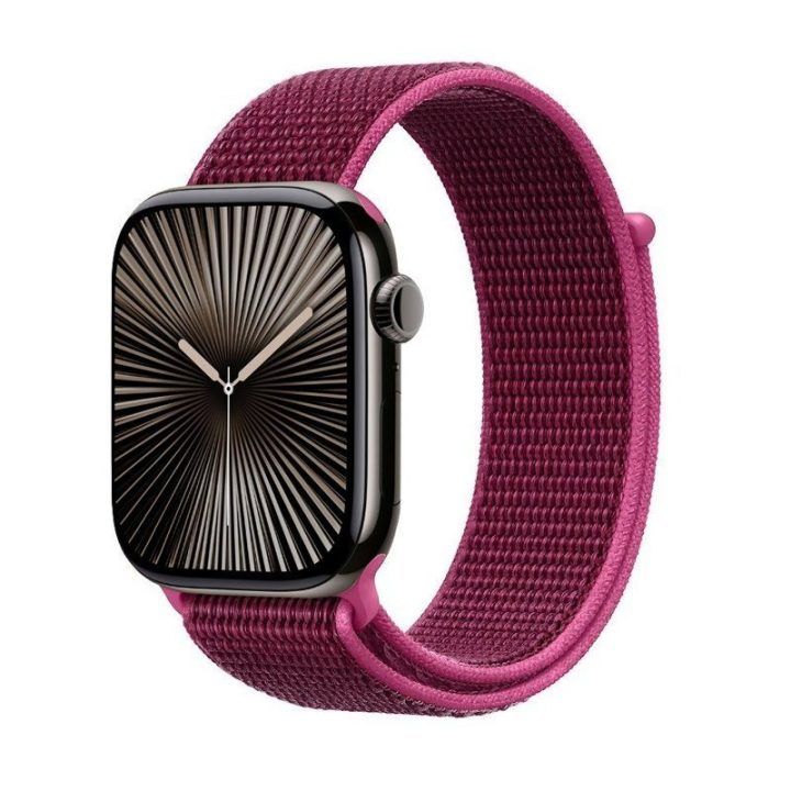 Apple Watch dirželis Crong Nylon, rožinės spalvos