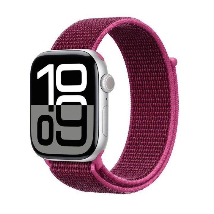 Apple Watch dirželis Crong Nylon, rožinės spalvos