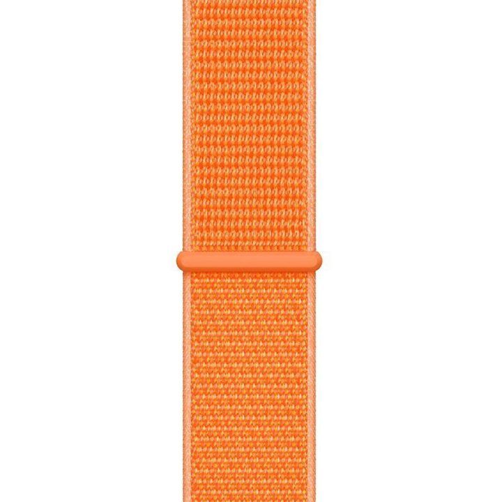 „Crong Nylon“ sportinis dirželis „Apple Watch“, oranžinis