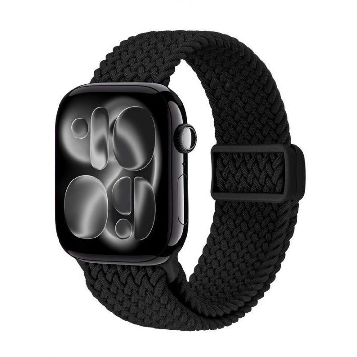 Crong Wave Band laikrodžio dirželis Apple Watch, juodas