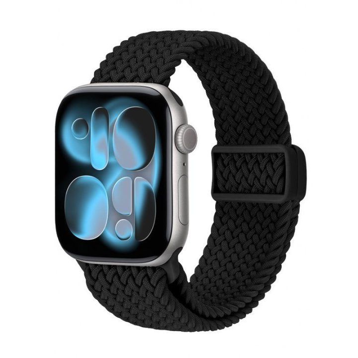 Crong Wave Band laikrodžio dirželis Apple Watch, juodas