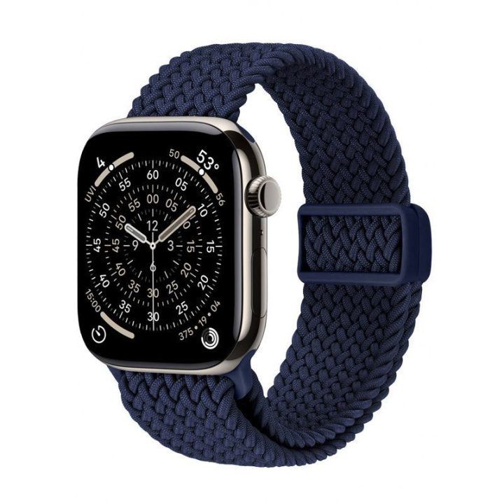 „Crong Wave Band“ dirželis „Apple Watch“ 44/45/46/49 mm, tamsiai mėlynas
