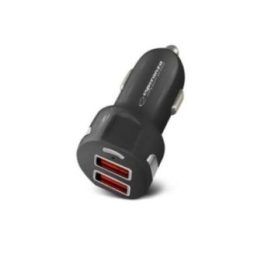 Automobilinis įkroviklis Esperanza 36 W, 2 x USB-A, juodas
