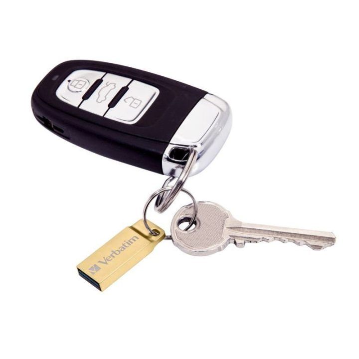 Metalinė USB atmintinė Verbatim 32 GB, auksinė