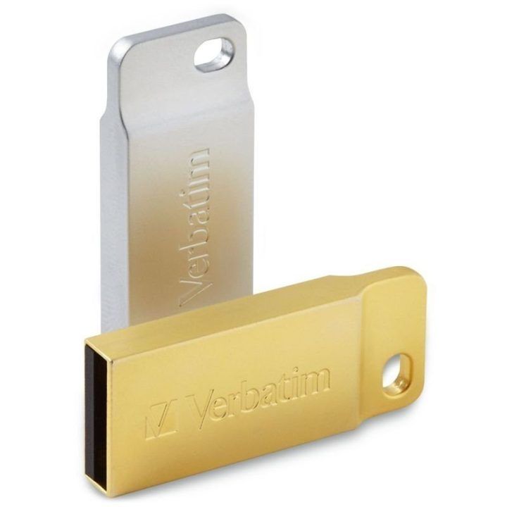 Metalinė USB atmintinė Verbatim 32 GB, auksinė