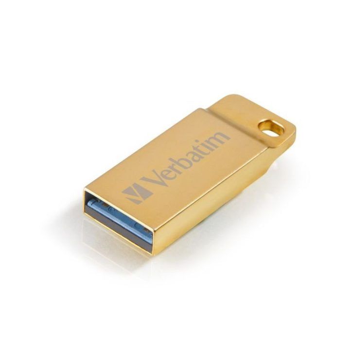 Metalinė USB atmintinė Verbatim 32 GB, auksinė