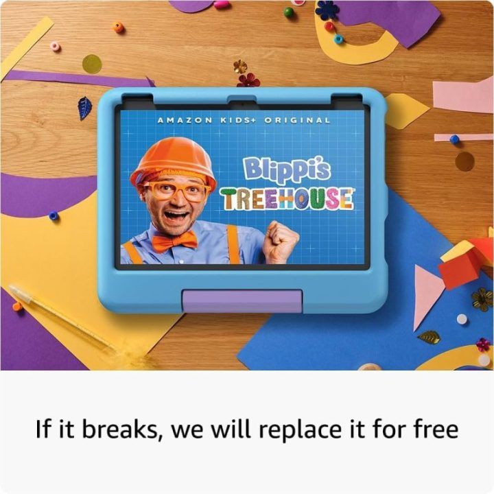 Amazon Fire HD 10 Kids 13 kartos planšetė 32 GB, mėlyna