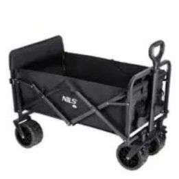 Transportavimo vežimėlis Nils Extreme NC1608, juodas, 160 l