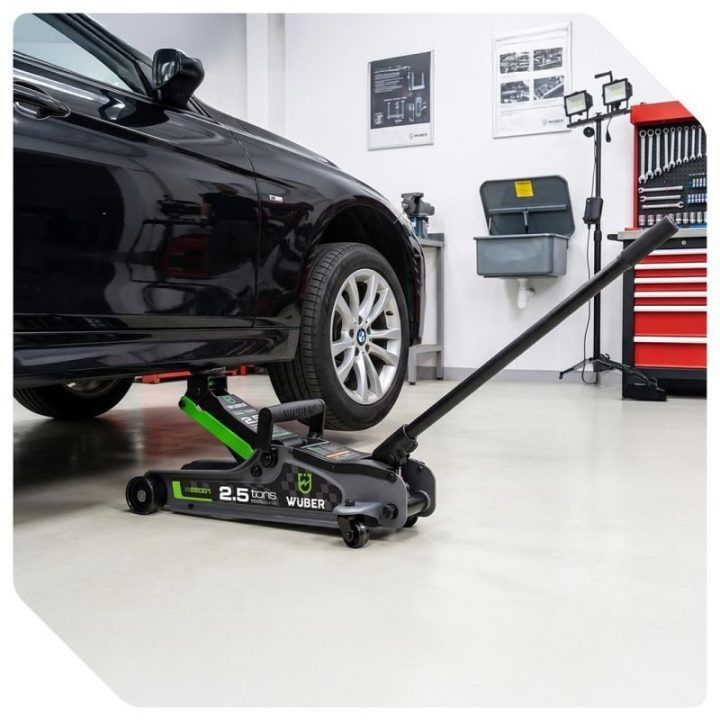 Žemo profilio automobilinis domkratas 2,5 t WUBER