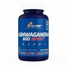 Ašvagandos kapsulės Olimp Ashwagandha 600 Sport 130 kapsulių