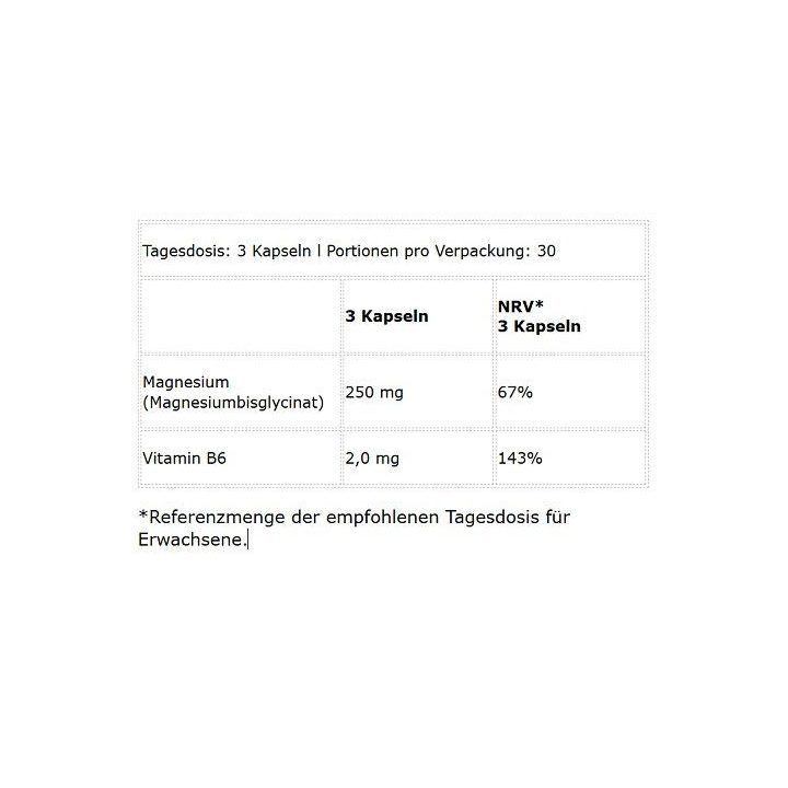 Magnio bisglicinato kapsulės BioTechUSA 90 kapsulių