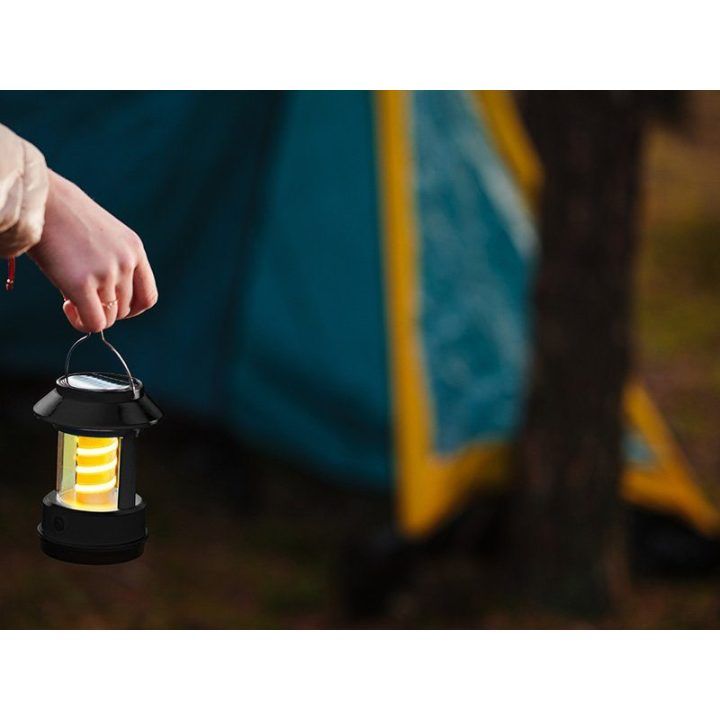 Tracer 47810 saulės energija įkraunamas stovyklavimo žibintas