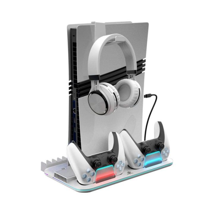 White Shark KIMURA PRO PS5 aušinimo stovas, baltas