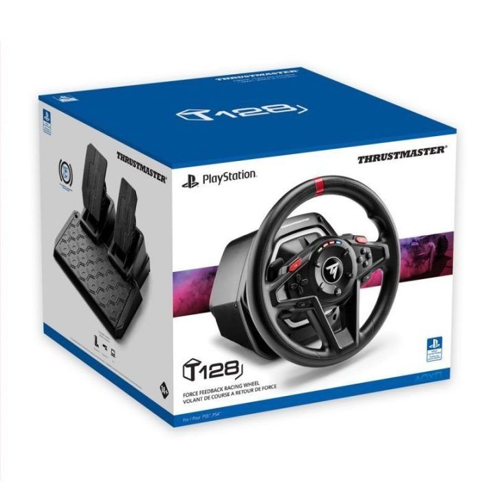 Žaidimų vairas Thrustmaster T128, juodas