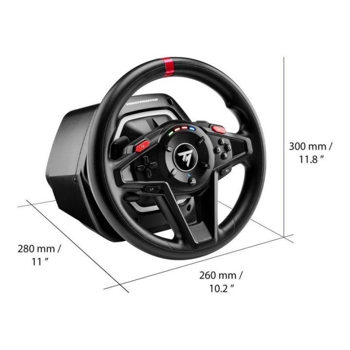Žaidimų vairas Thrustmaster T128, juodas