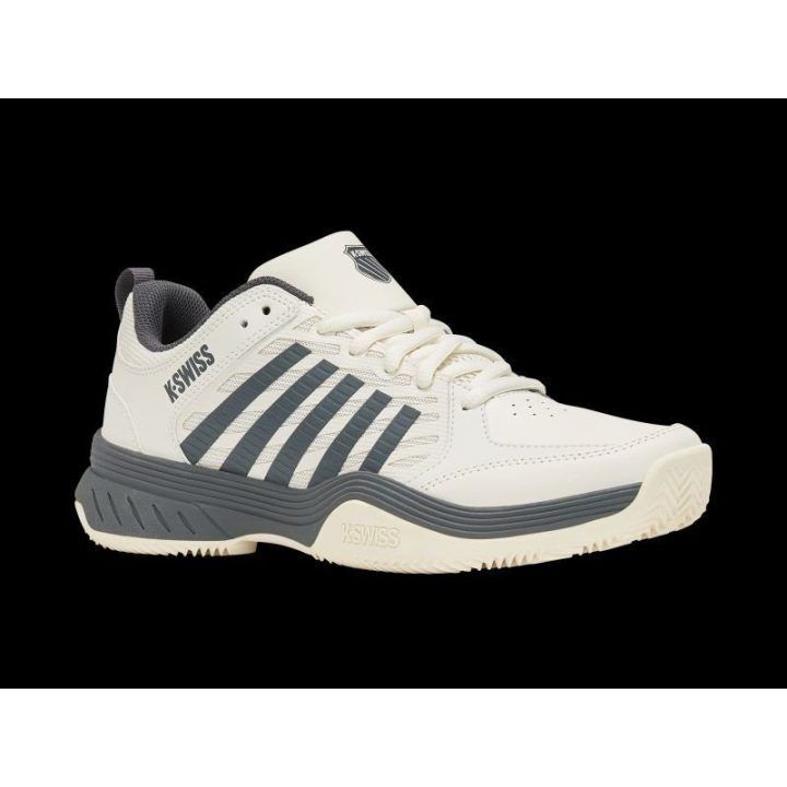 K-Swiss Court Express 2 Clay sportbačiai, smėlio ir pilki