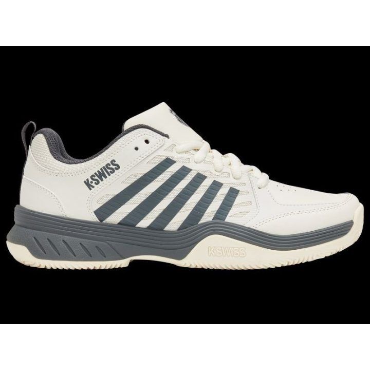 K-Swiss Court Express 2 Clay sportbačiai, smėlio ir pilki