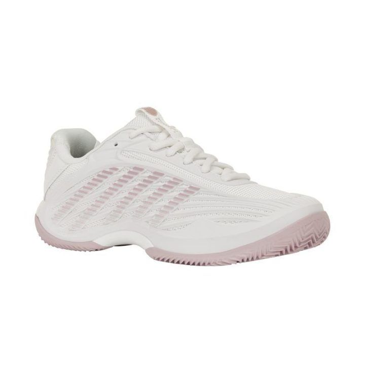 Moteriški sportiniai bateliai K-Swiss HCE 3 Clay, balti ir rožiniai