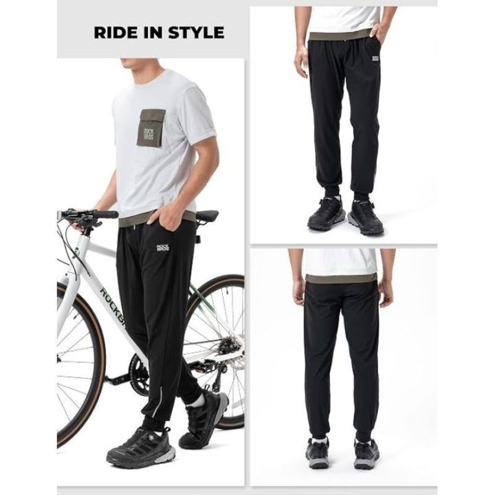 Sportinės kelnės Rockbros, juodos, 2XL