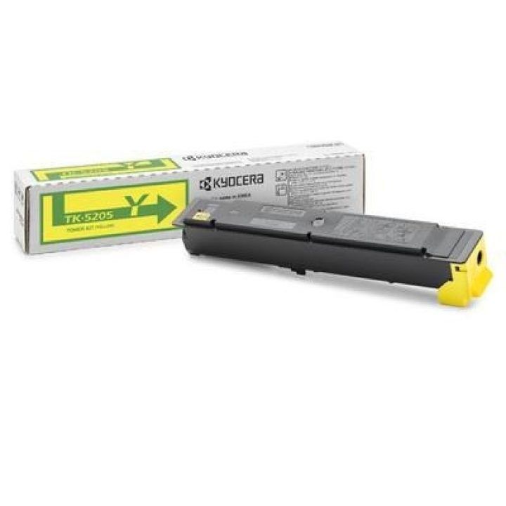 Originali geltona Kyocera tonerio kasetė TK-5205Y