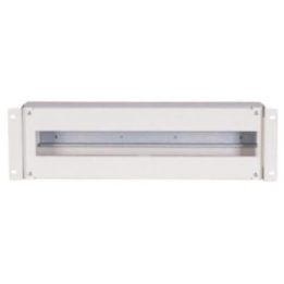 19" 3U įtampos paskirstymo skydelis, pilkas ALANTEC