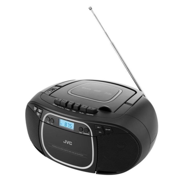Nešiojamas radijo grotuvas JVC RC-E451B, juodas