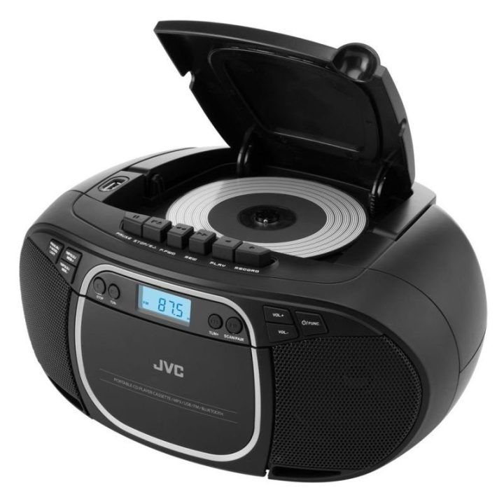 Nešiojamas radijo grotuvas JVC RC-E451B, juodas
