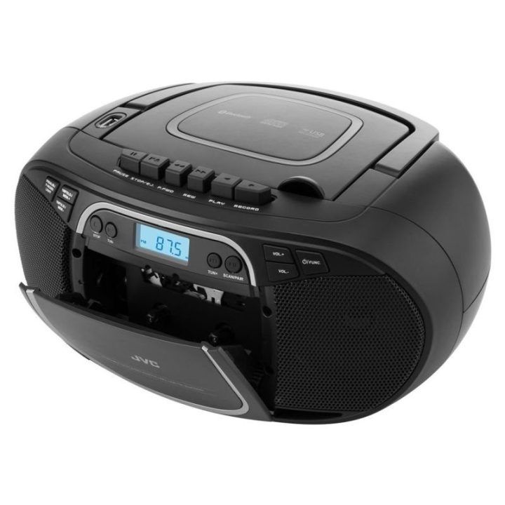Nešiojamas radijo grotuvas JVC RC-E451B, juodas