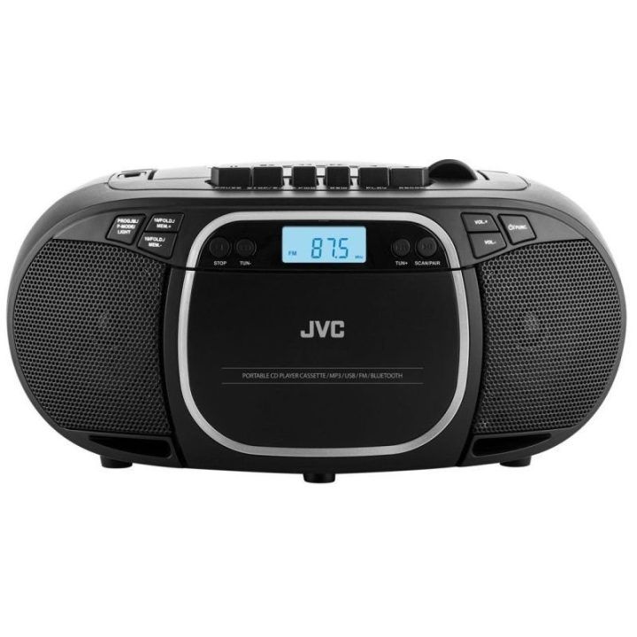 Nešiojamas radijo grotuvas JVC RC-E451B, juodas
