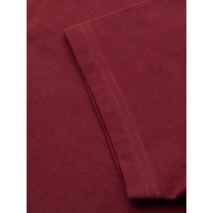 Vyriški bordo marškinėliai Ombre Clothing