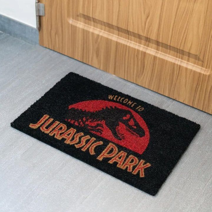 Jurassic Park durų kilimėlis, 40 x 60 cm