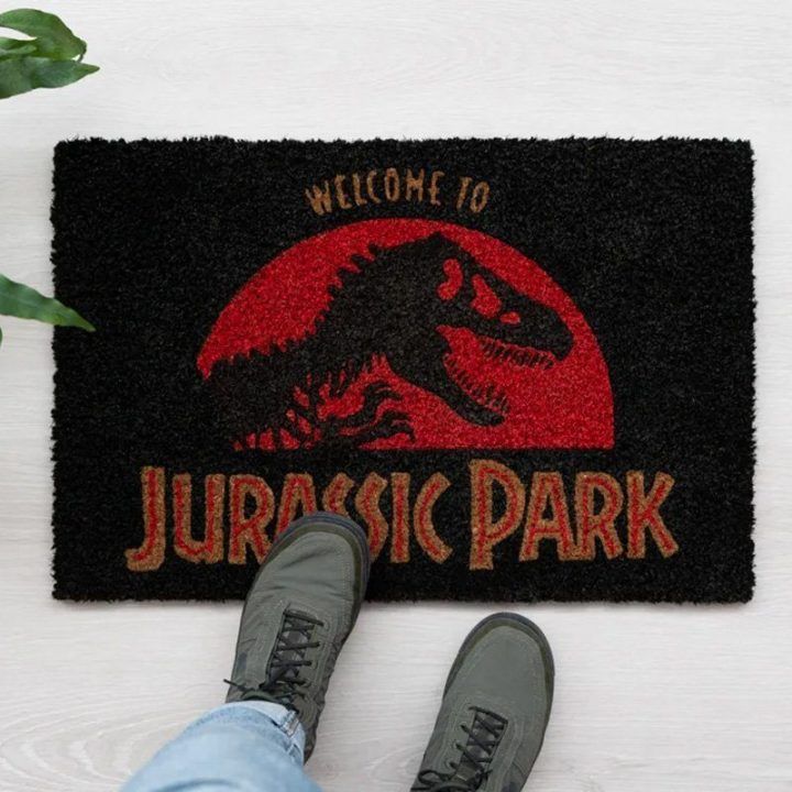 Jurassic Park durų kilimėlis, 40 x 60 cm