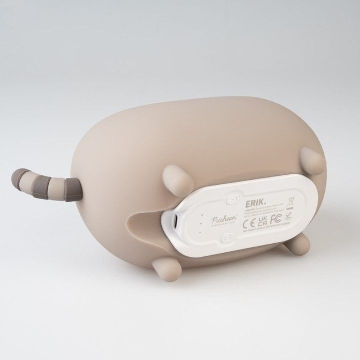 Pusheen silikoninis LED naktinis šviestuvas vaikams