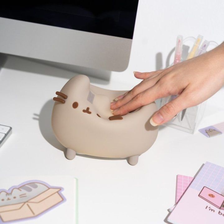 Pusheen silikoninis LED naktinis šviestuvas vaikams
