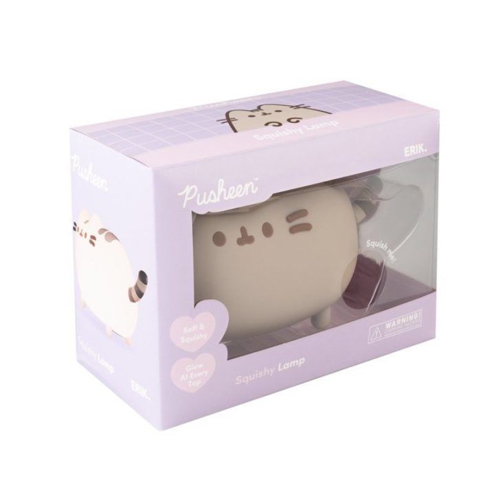 Pusheen silikoninis LED naktinis šviestuvas vaikams