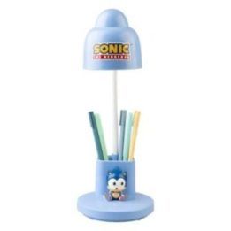 Sonic LED stalinė lempa vaikams su organizatoriumi