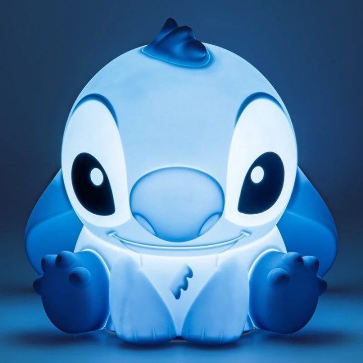 Disney Stitch silikoninė LED naktinė lempa vaikams, 15,2 cm